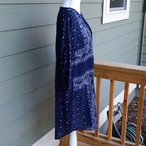 Old Navy Womens SP Blue and White Dress - Picture 2 of 9